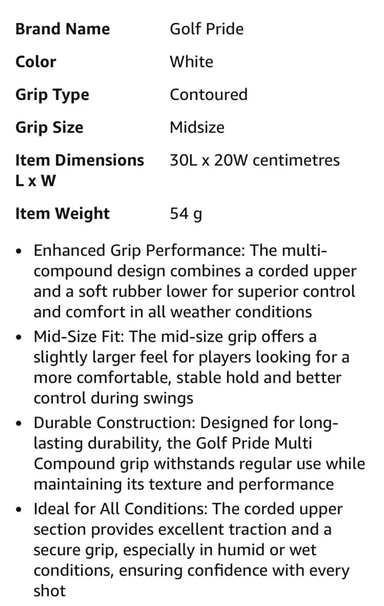 Set (12) Midsize Golf Pride Grips ( Final Price ) - Image 2