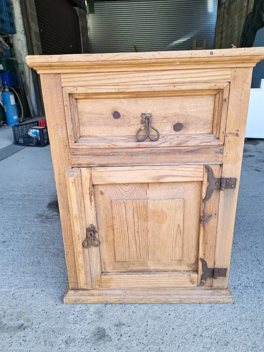 Vintage Mexican pine big locker unit (DELIVERY) - Image 1