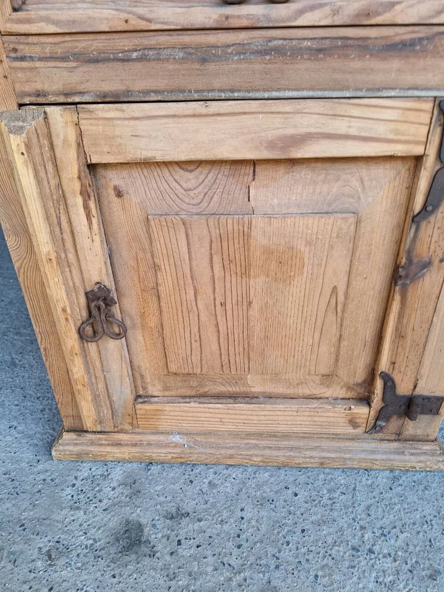 Vintage Mexican pine big locker unit (DELIVERY) - Image 2