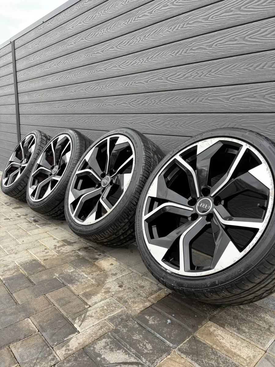 20” AUDI RS ALLOY WHEELS & TYRES A4,A5,A6,A7 - Image 1