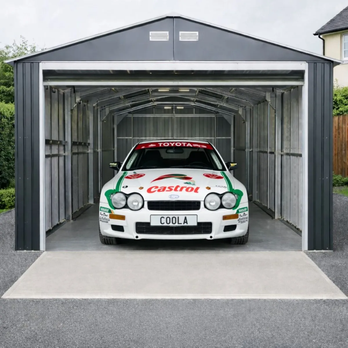 12×20  Steel Car Garages. Free Delivery in 4 Days - Image 1