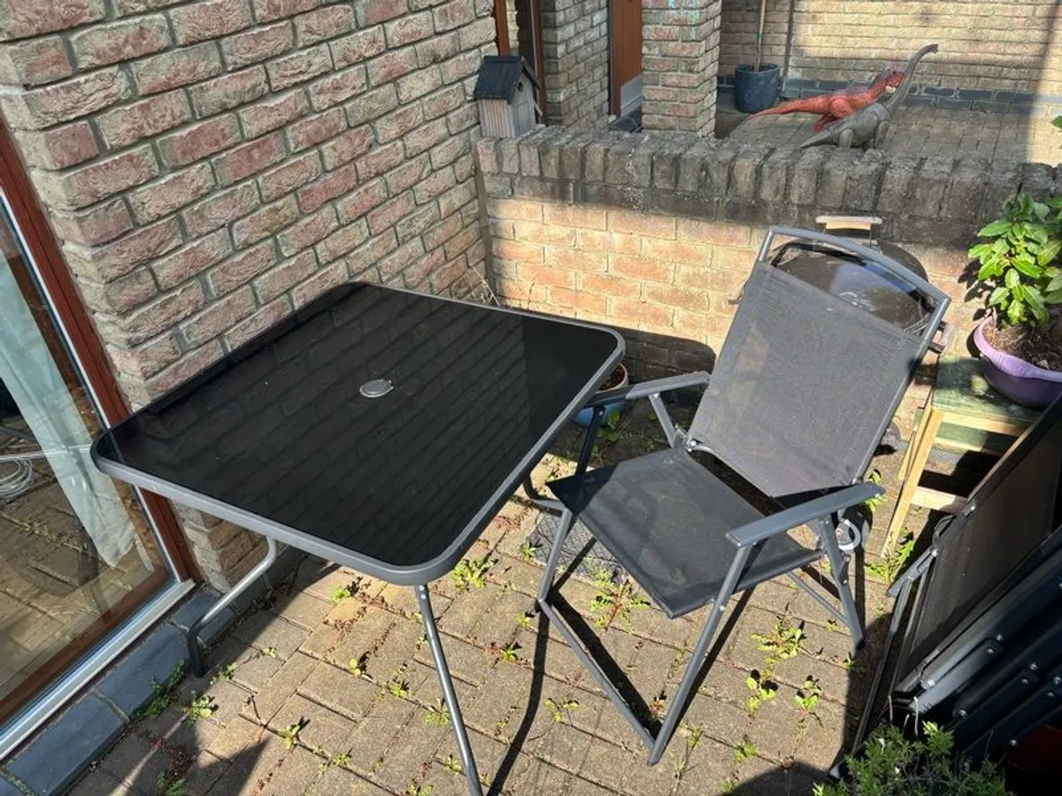 4-Seater Metal Garden Patio Set - Image 1