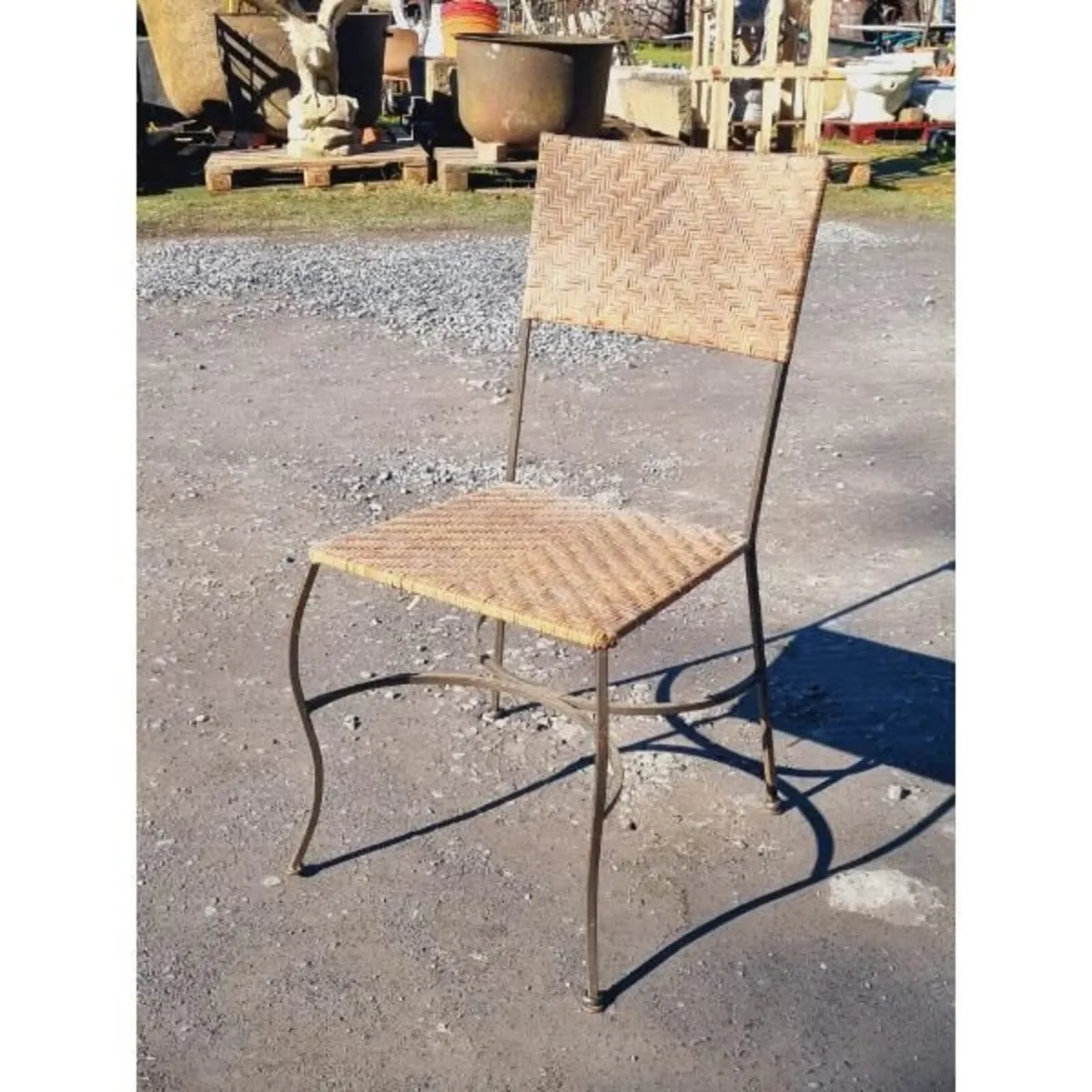 Set of 8 Wicker Chairs KAS737 - Image 3