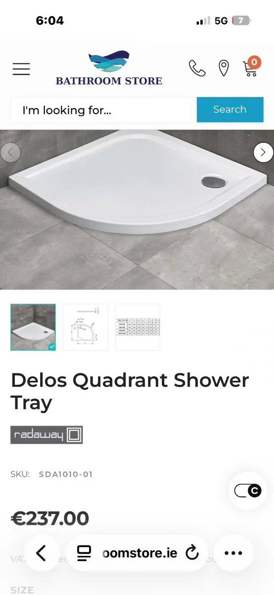 Shower tray - Image 1