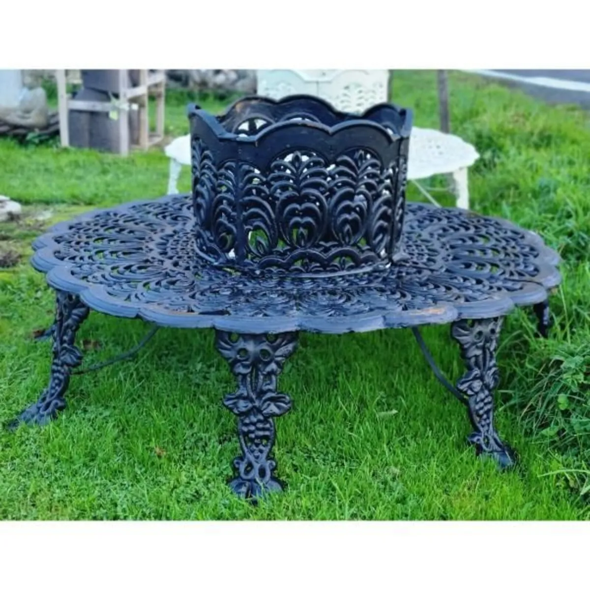 Tree Bench Cast Iron Black CH-R-717-B - Image 1