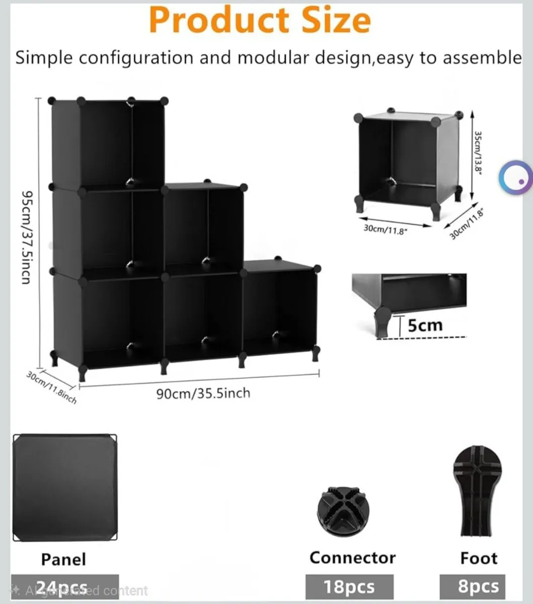 Metal Shelving Unit - Image 2