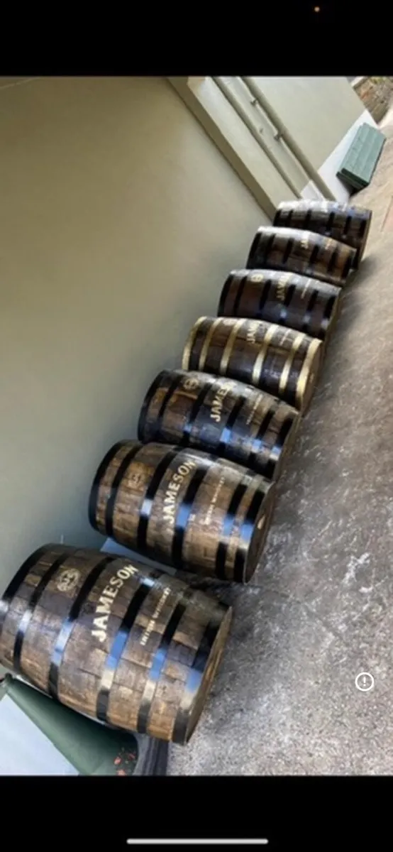 Whiskey barrels - Image 1