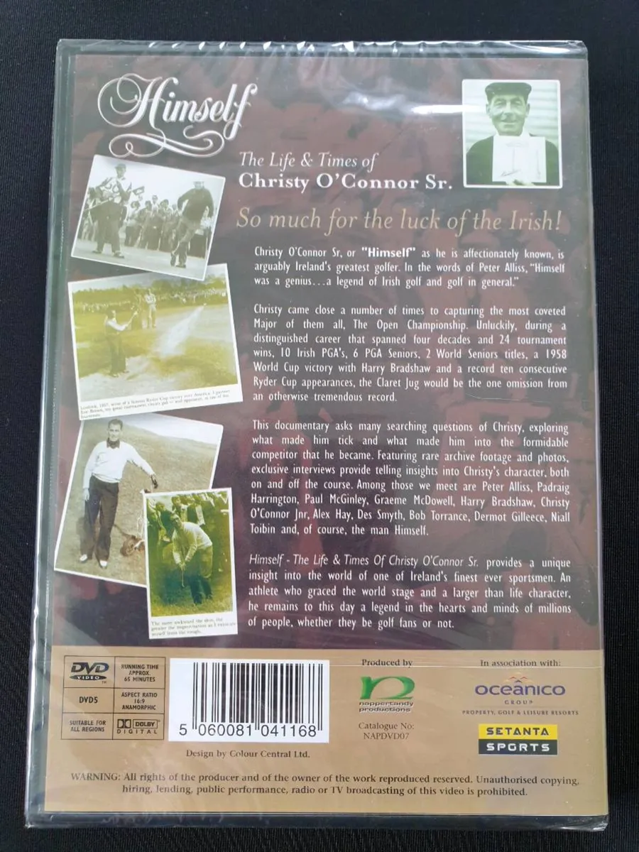 Christy O'Connor Sr. Himself Life and Times of DVD - Image 2