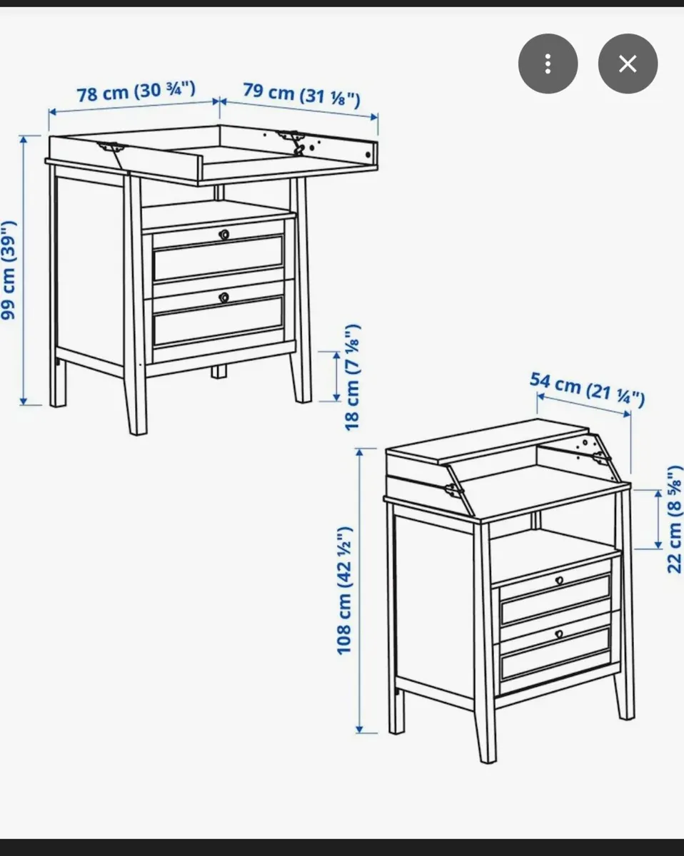 Ikea Sundvik Changing Table - Image 3