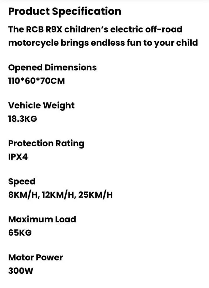 kids motorbike - Image 2