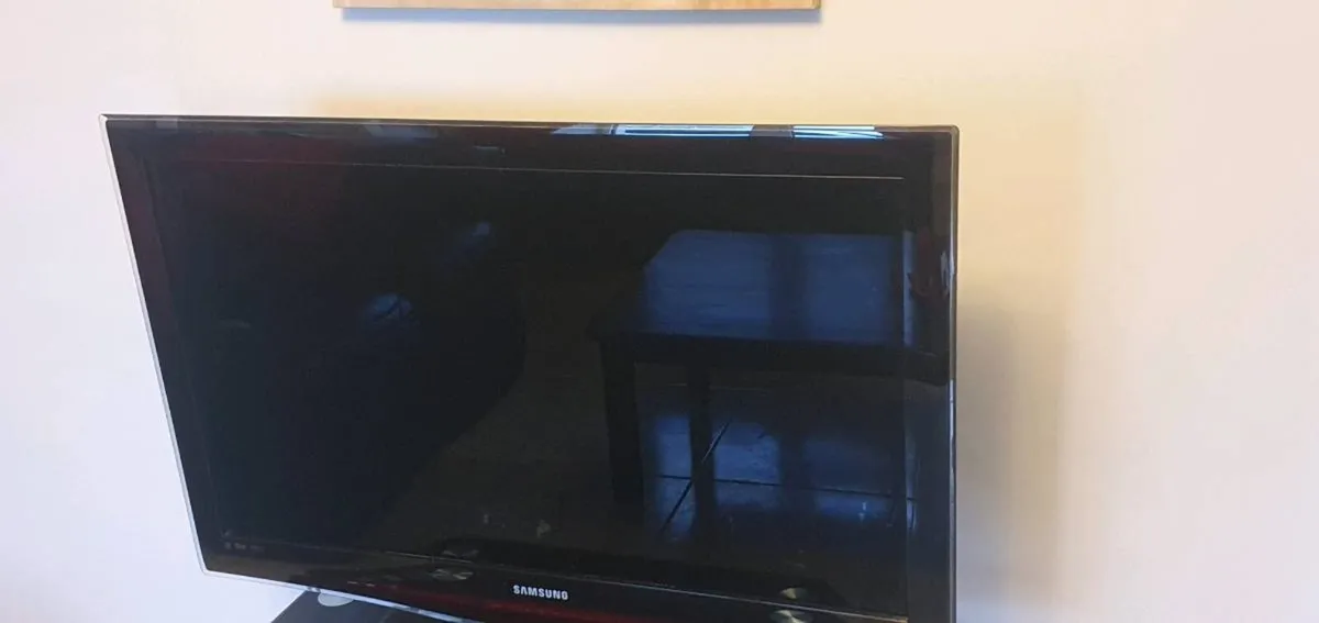 TV and Stand - Image 4