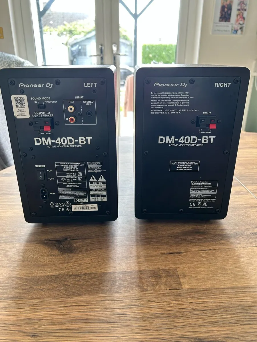 Pioneer DJ DM-40D-BT Bluetooth Speakers - Image 3
