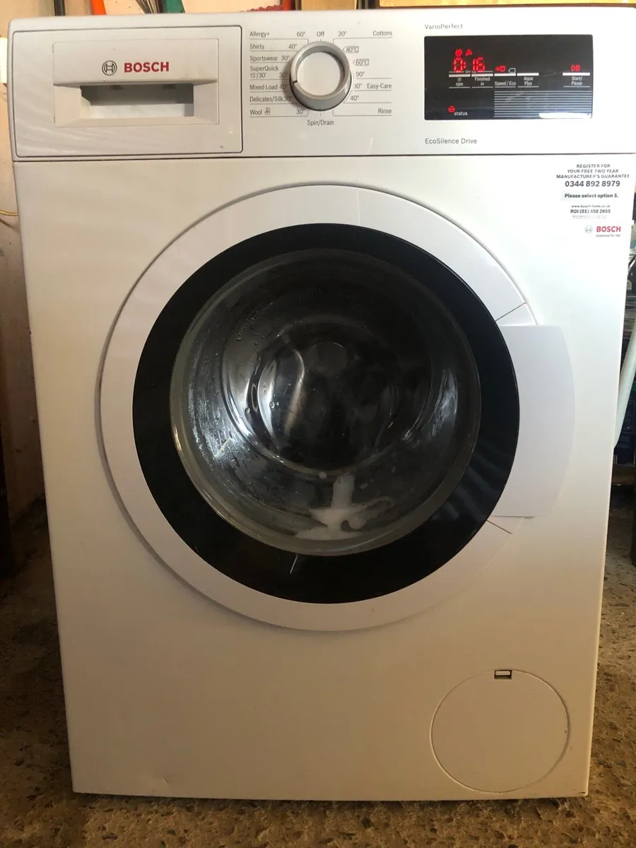 Bosch 9kg 1400 spin washing machine - Image 1