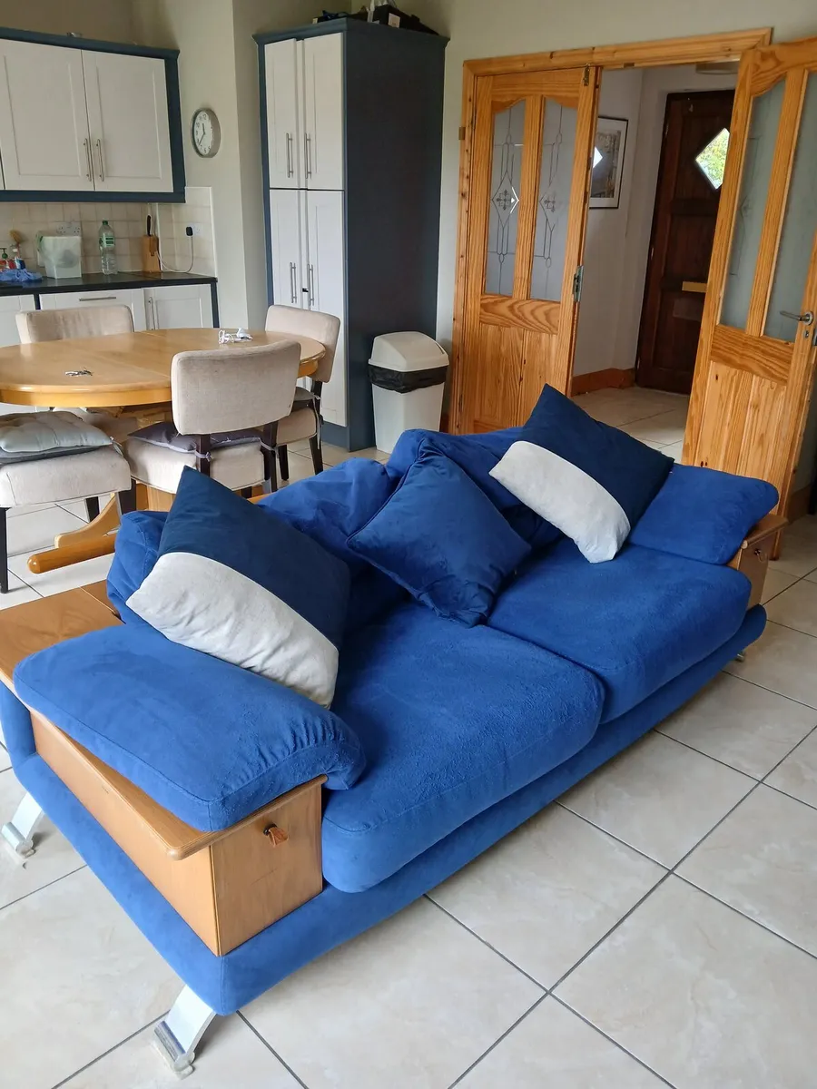 Nicoletti 3 seater sofa and armchair - Image 1