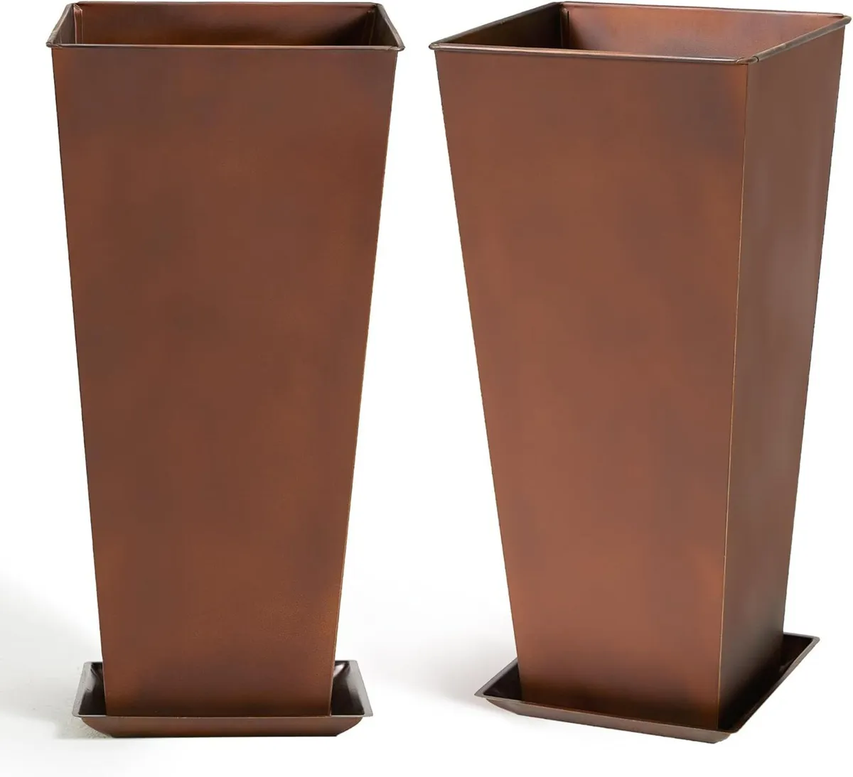 Garden 71cm Square Tapered Large Planters set of - Image 1