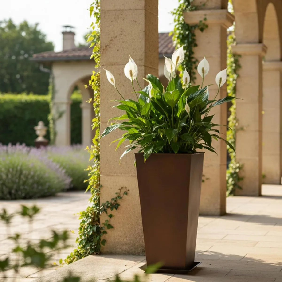 Garden 71cm Square Tapered Large Planters set of - Image 4