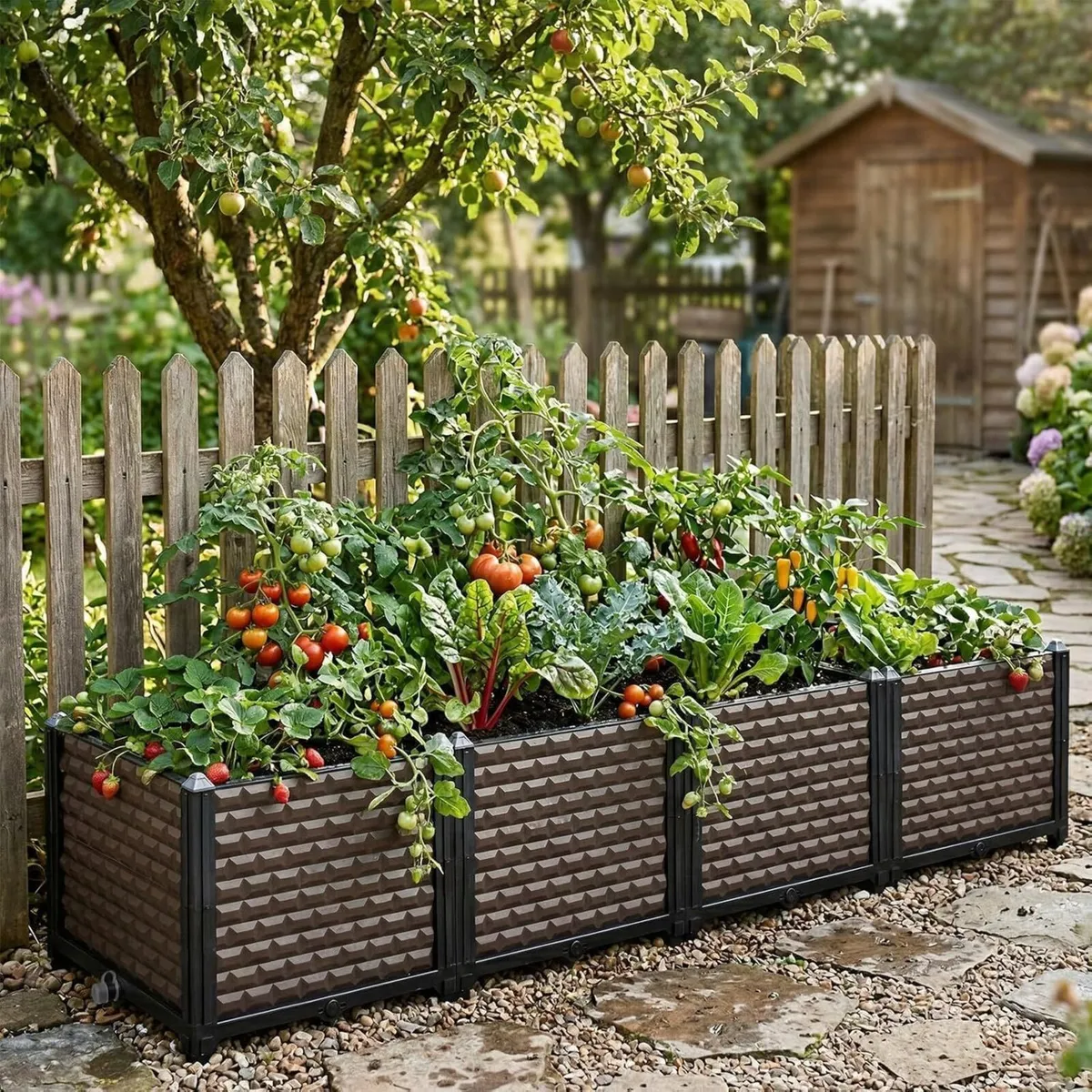 Raised Garden Bed Self Watering Deepened 36cm - Image 2