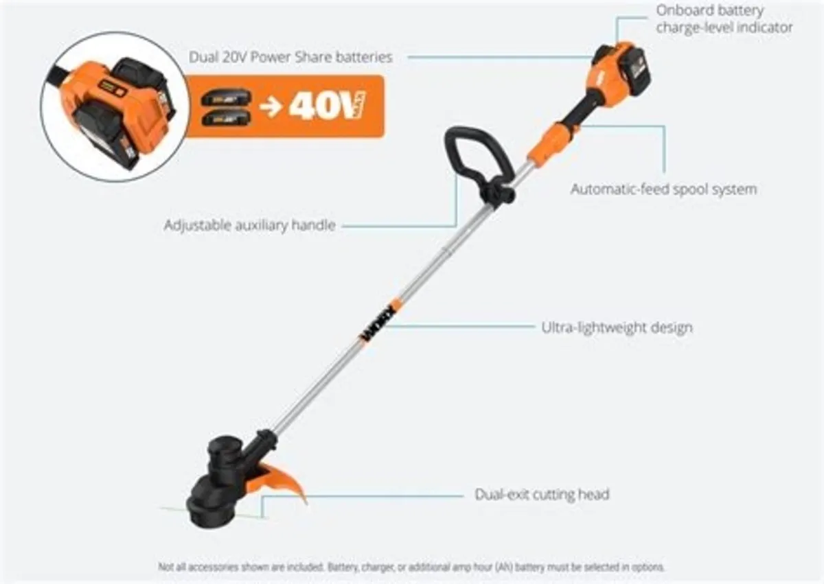 Worx cordless strimmer - Image 2