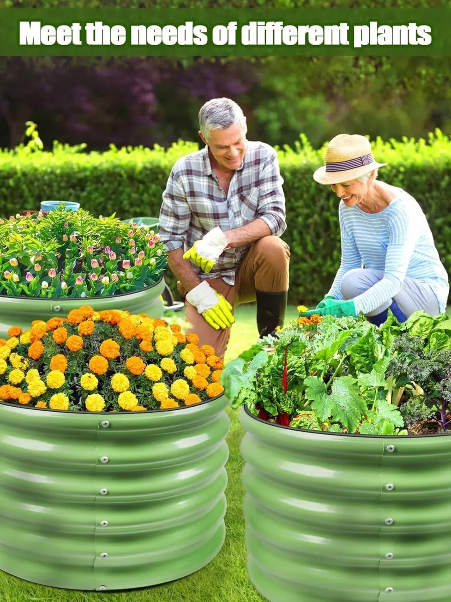 8x2x1.4 FT Raised Garden Beds with Trellis 12 - Image 2