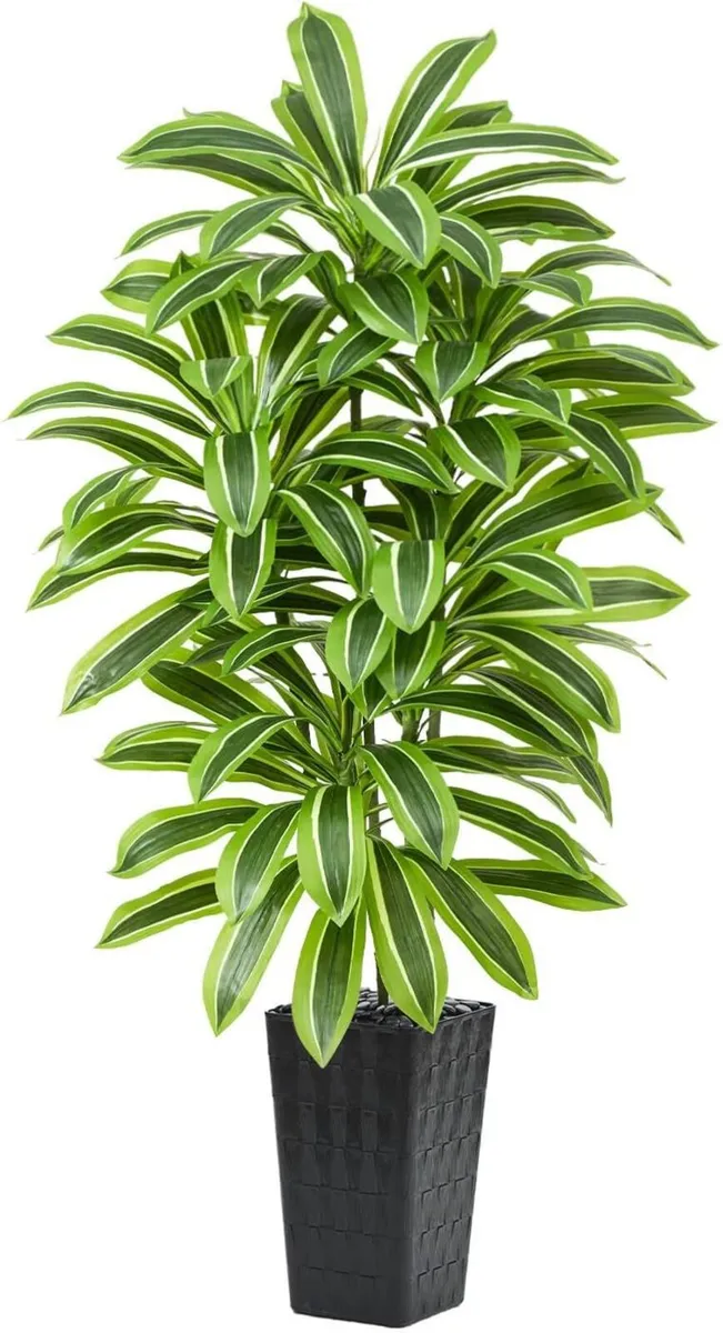 5FT Artificial Dracaena Plant Large Plants with - Image 1