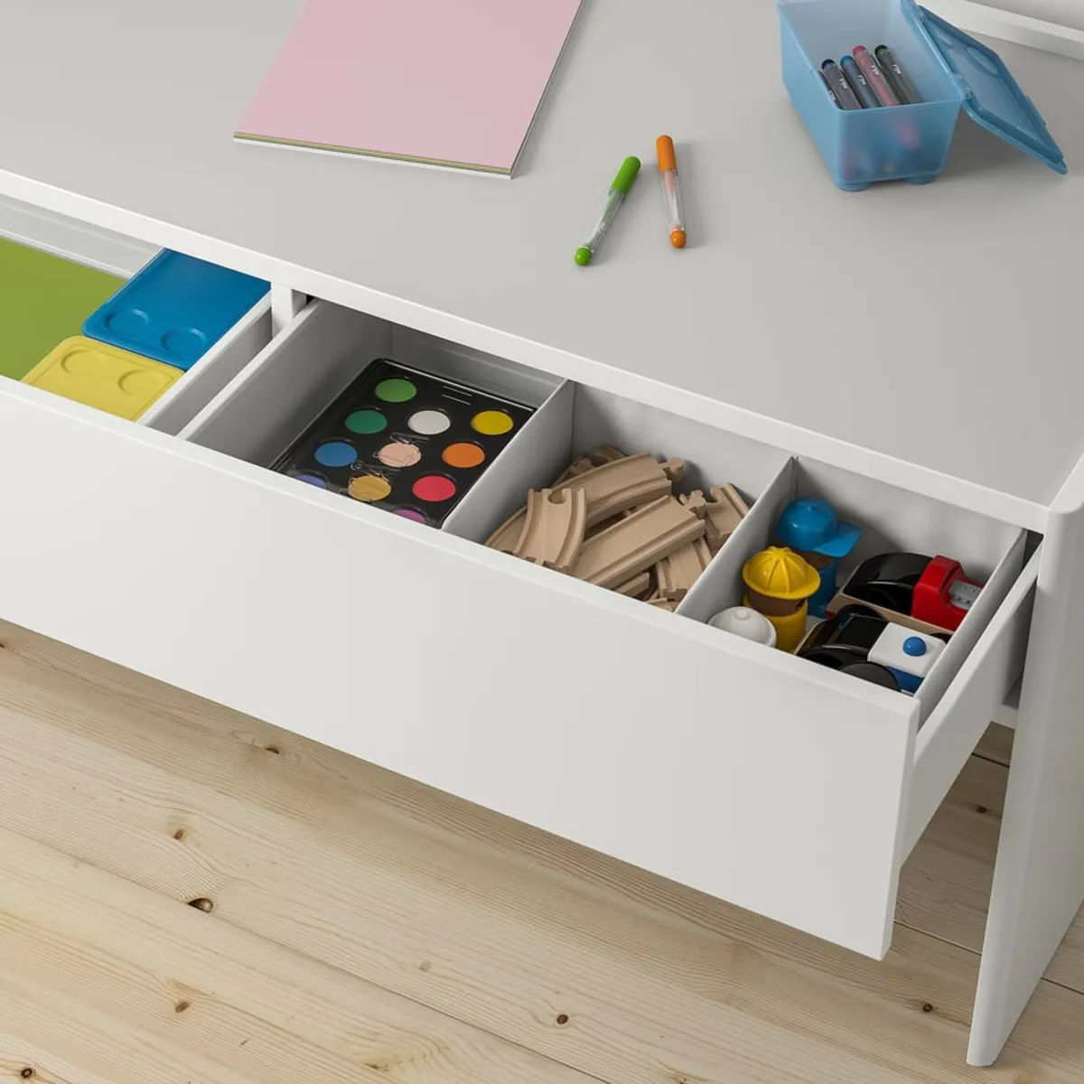 IKEA DUNDRA activity table with storage - Image 3