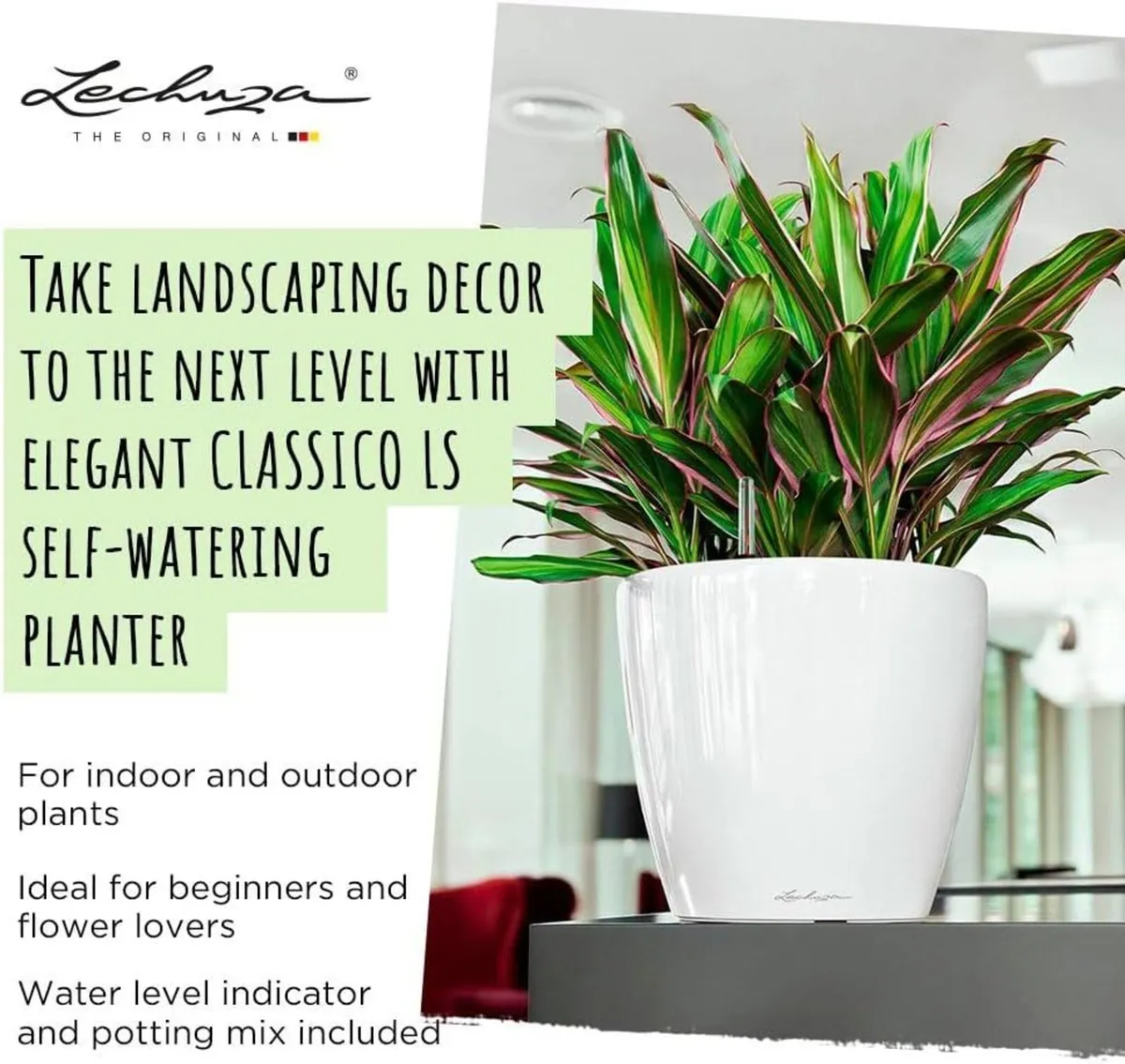 Self Watering Plant Pot CLASSICO 35 LS Garden - Image 3