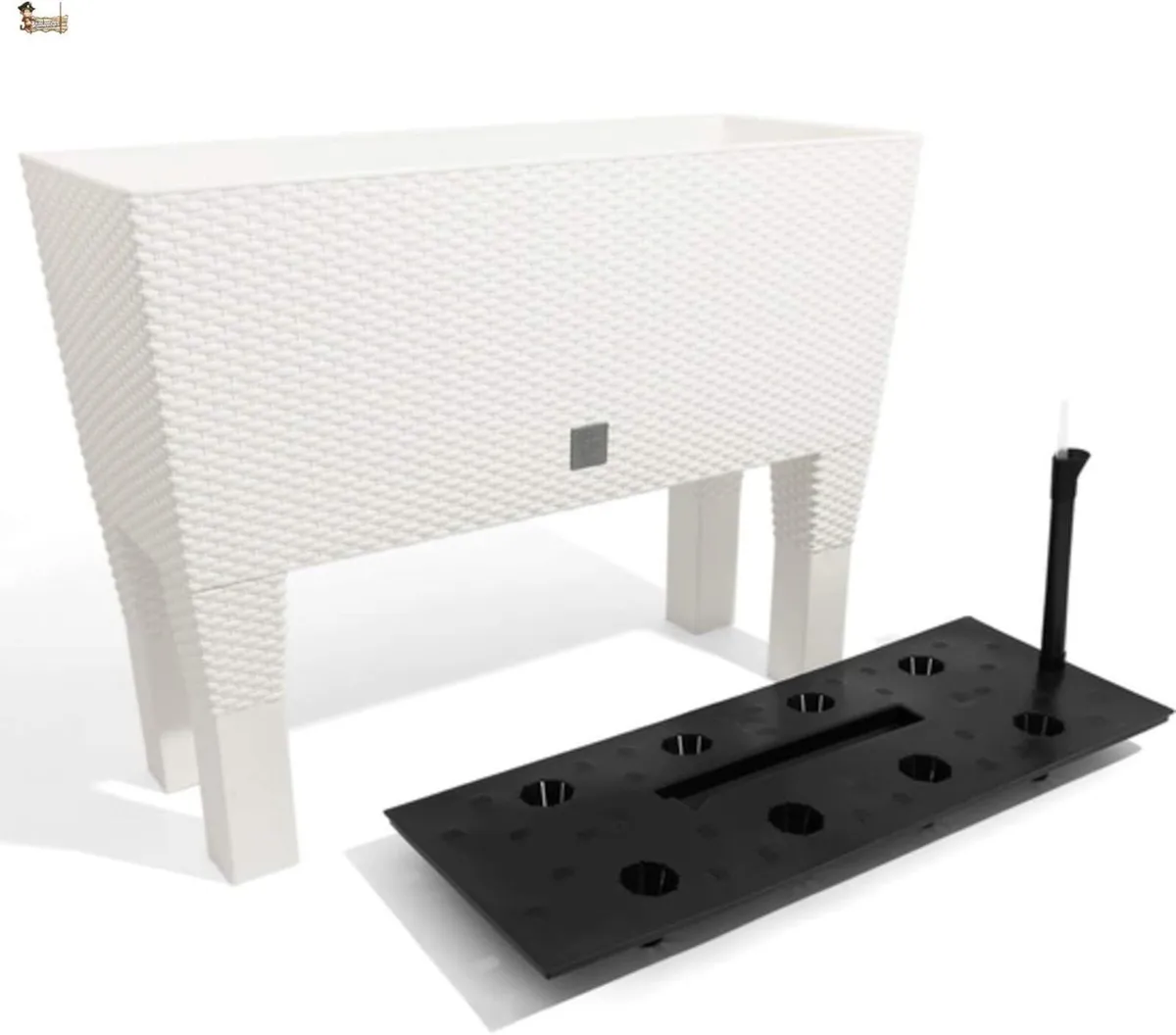 BricoLoco Planter with Self-Watering Balcony - Image 3