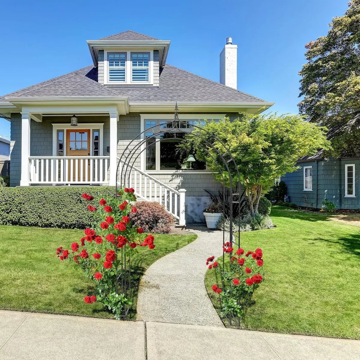 Rose Arch Climbing Plant Support Frame with - Image 2