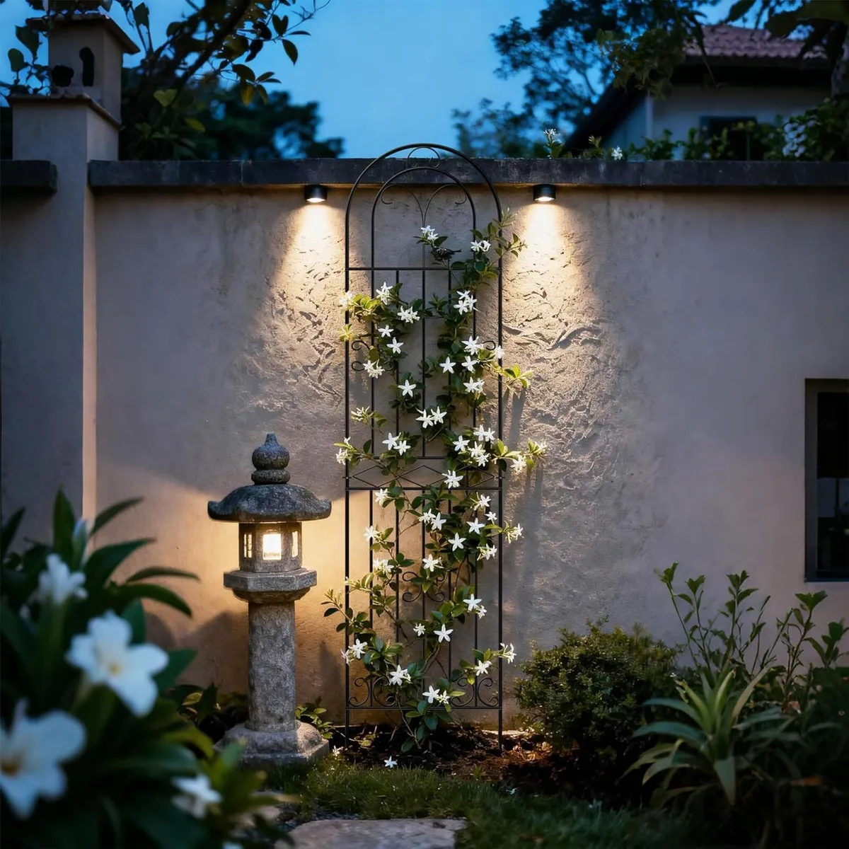 200cm Metal Garden Trellis for Climbing Plants - Image 2