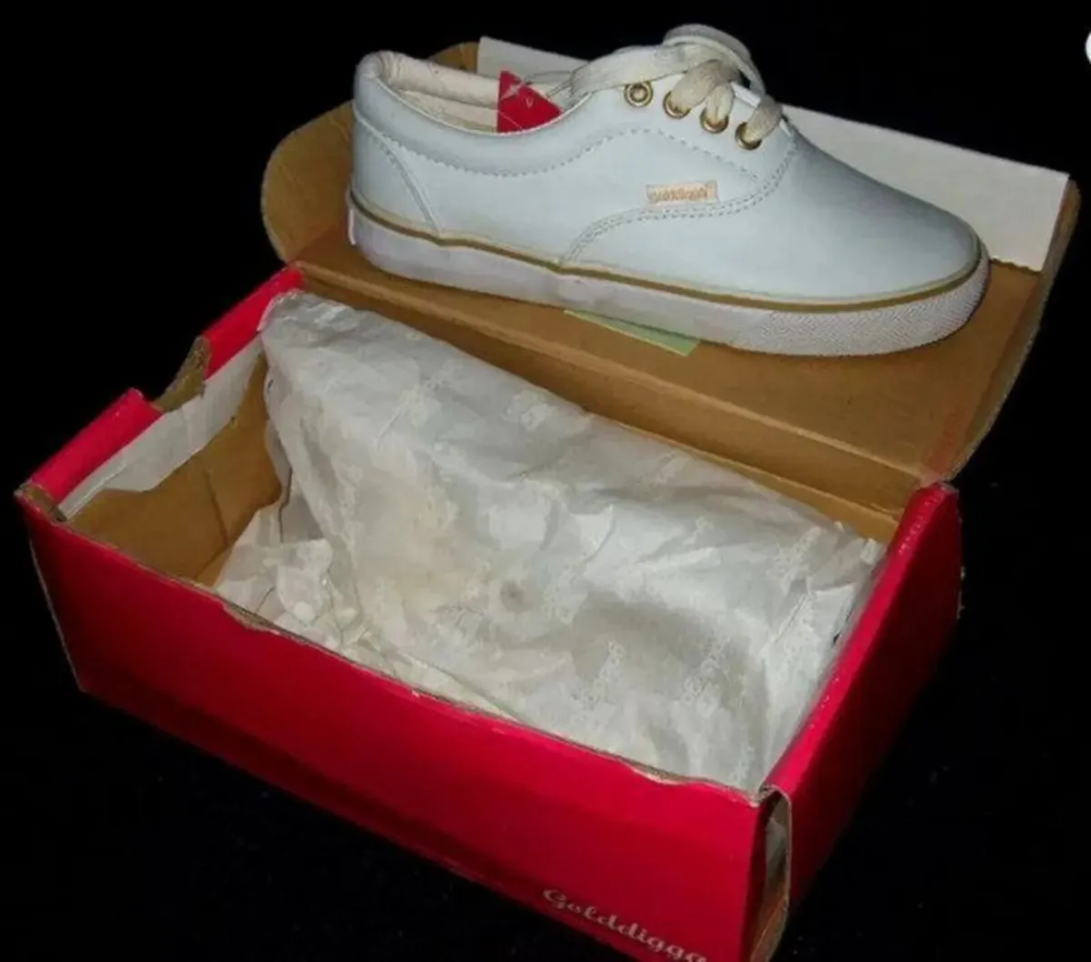 Vintage BNIB 'Golddigga' Shoes Size 2 Big Kids - Image 2
