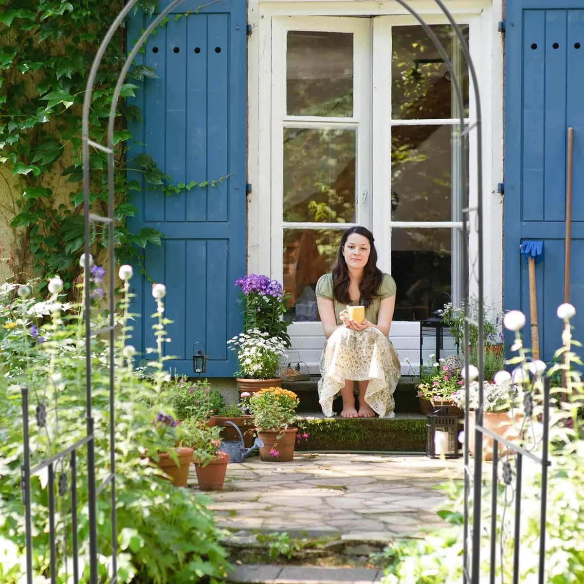 Rose Arch 228 x 116 36.5 cm Gate made of Powder-Co for sale in Dublin ...