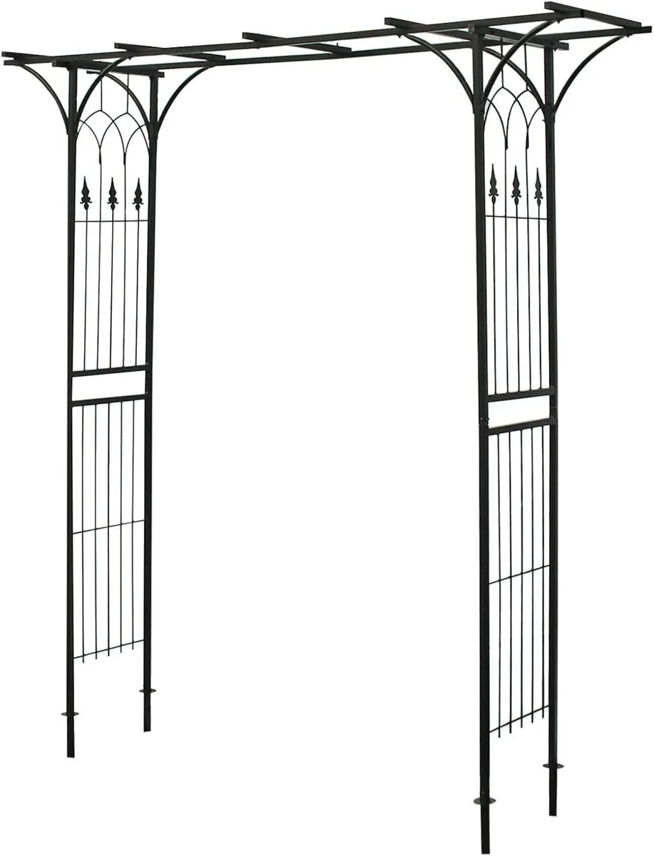 Trellis Arched Espalier for Roses 205x50x208cm - Image 1