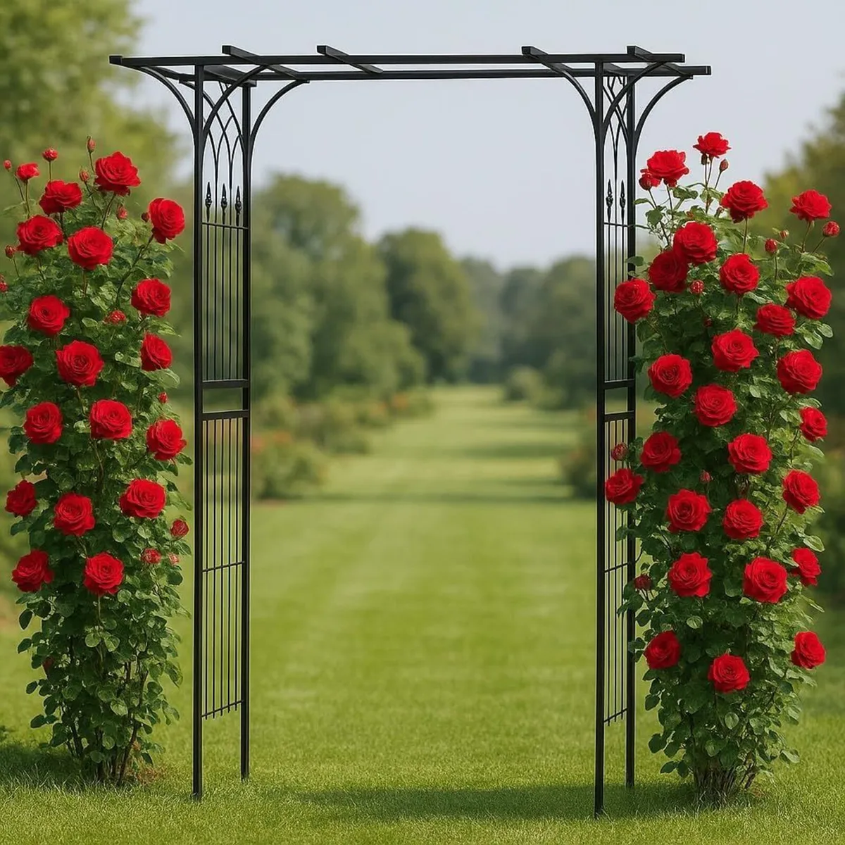 Trellis Arched Espalier for Roses 205x50x208cm - Image 2