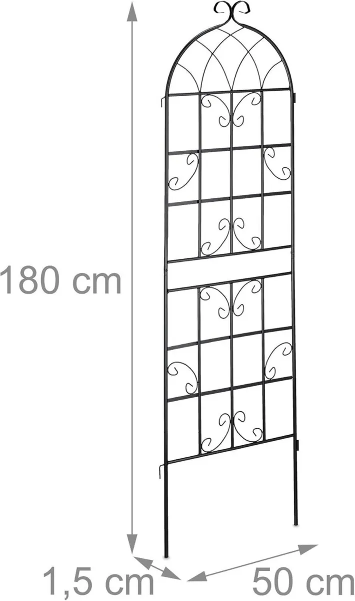 Metal Trellis Set of 2 Climbing Plant Support - Image 3