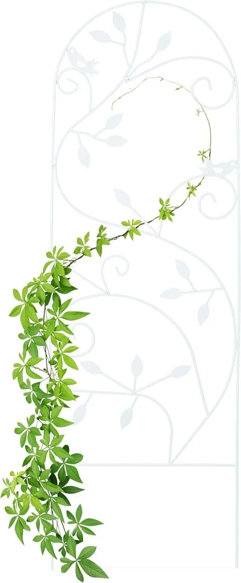 Bird Trellis Metal Garden Lattice Climbing Aid - Image 1