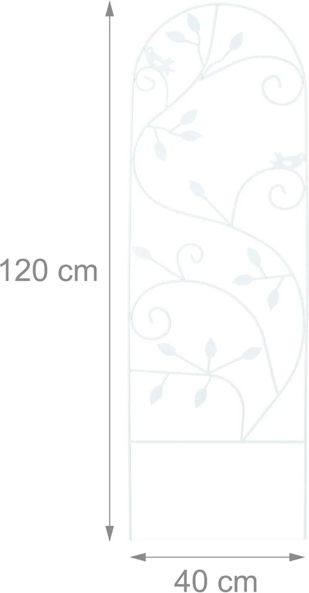 Bird Trellis Metal Garden Lattice Climbing Aid - Image 3