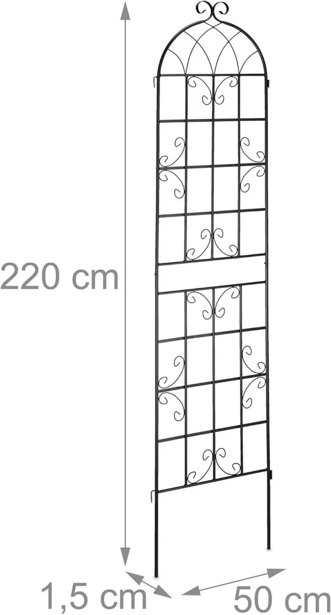 Metal Trellis Set of 2 Climbing Plant Support - Image 3