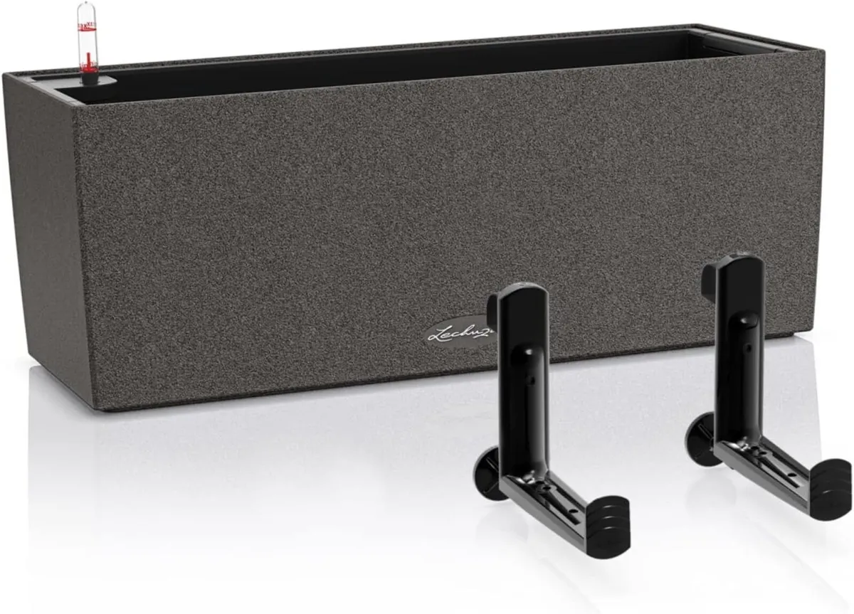 Self Watering Pot BALCONERA Stone 50 Graphite - Image 1