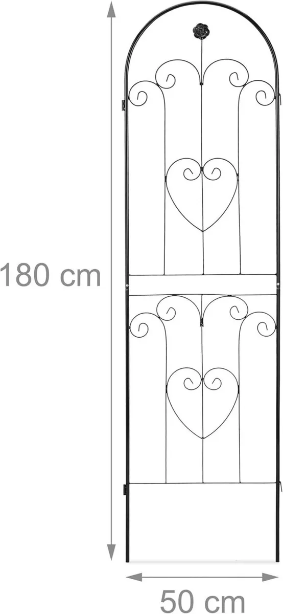 Garden Trellis Set of 2 180 x 50 cm Support for - Image 3