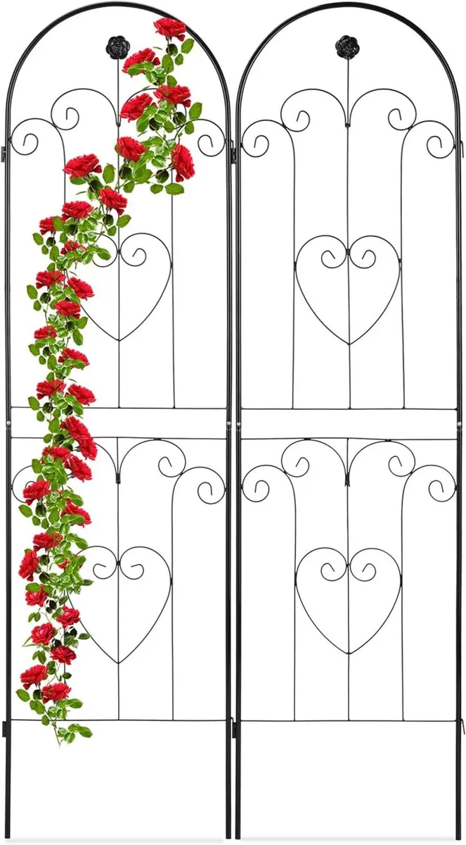 Garden Trellis Set of 2 180 x 50 cm Support for - Image 1