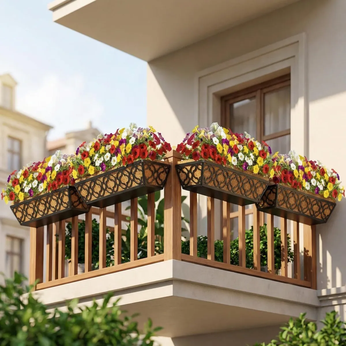 4Pcs 76.2cm/30in Large Hanging Flower Baskets - Image 2