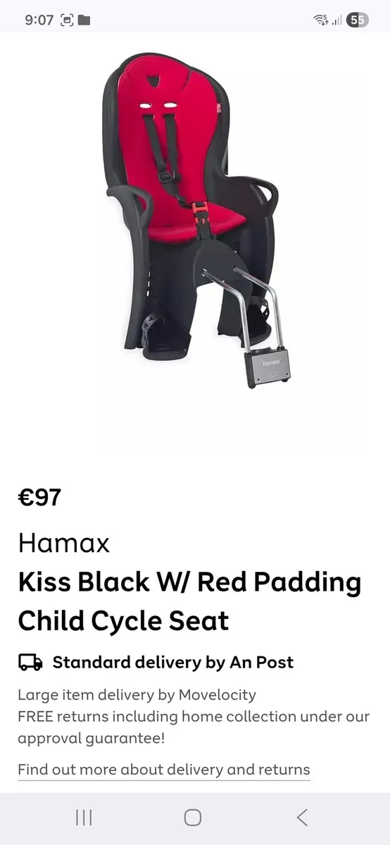 Child Cycle Seat - Image 3