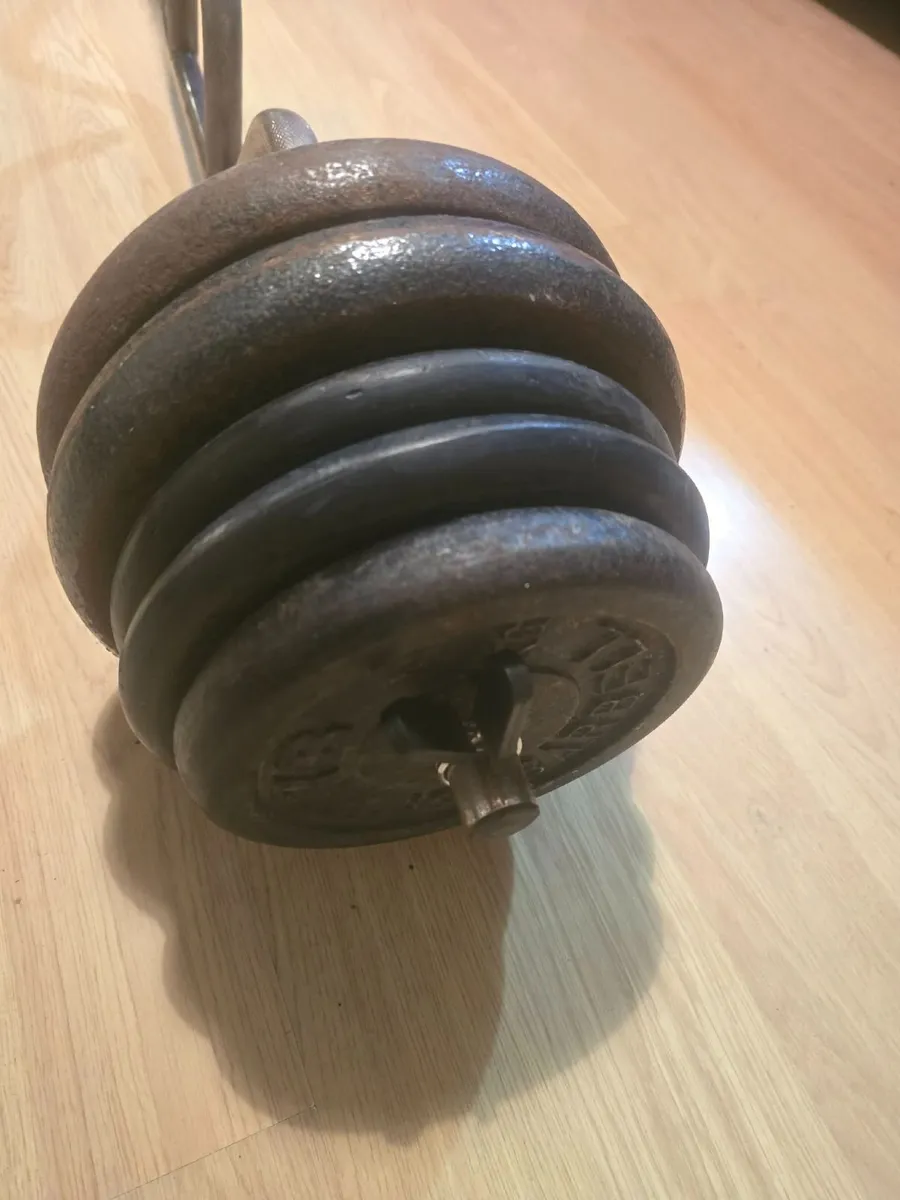 Weights barbell 70kg - Image 3
