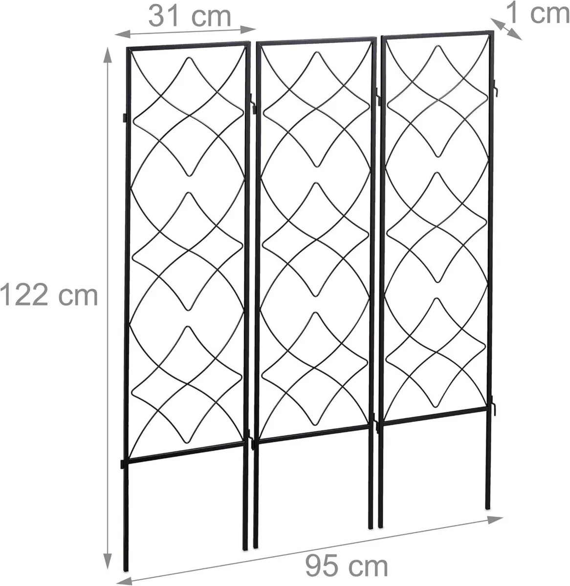 9x Garden Trellises for Plugging Creeper Climbing - Image 3