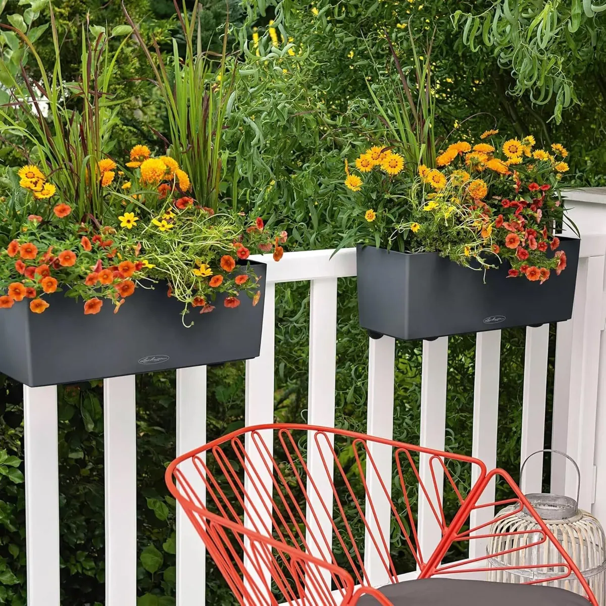 Set of 2 BALCONERA Color 50 Self Watering Planter - Image 2