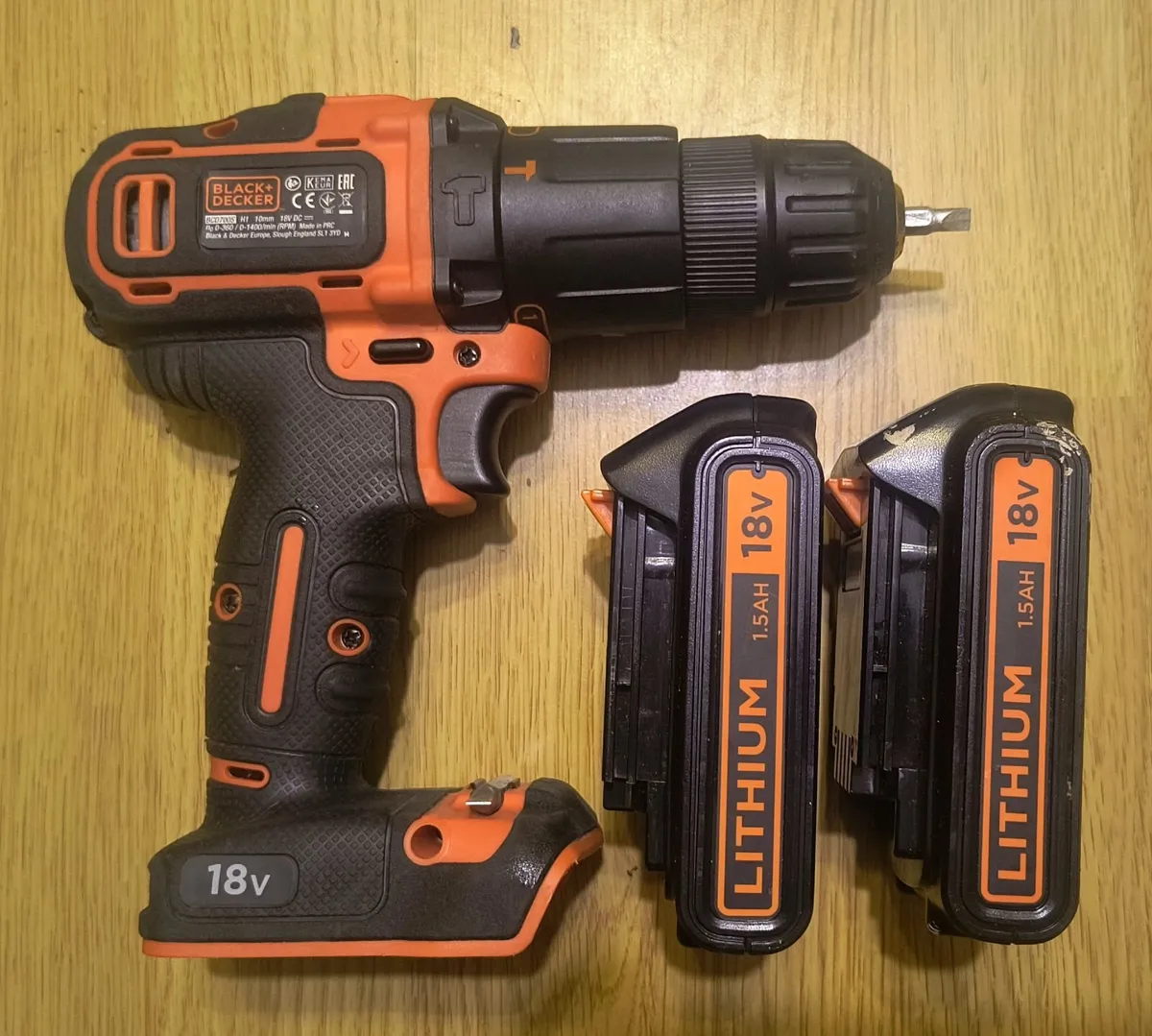 Cordless Hammer Drill BLACK+DECKER 18V - Image 1