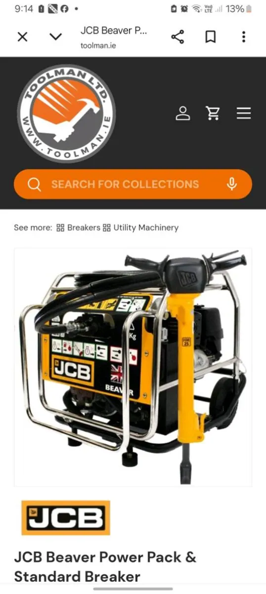 Jcb honda breaker - Image 1