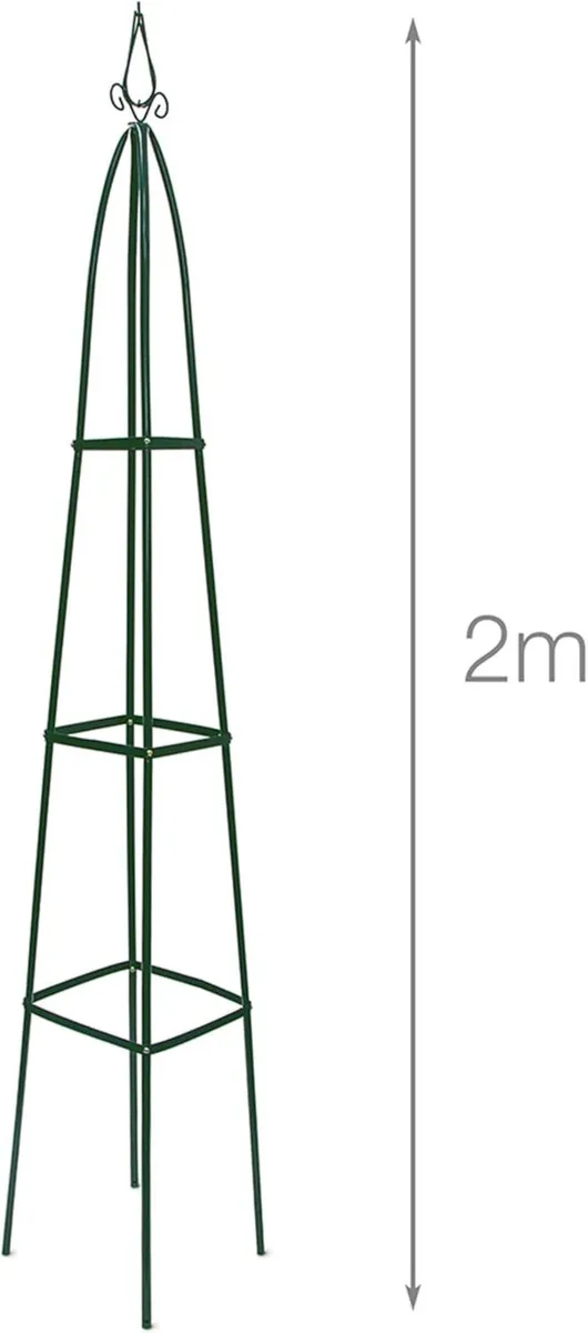 4x Obelisk Climbing Plant Support Garden Trellis - Image 3
