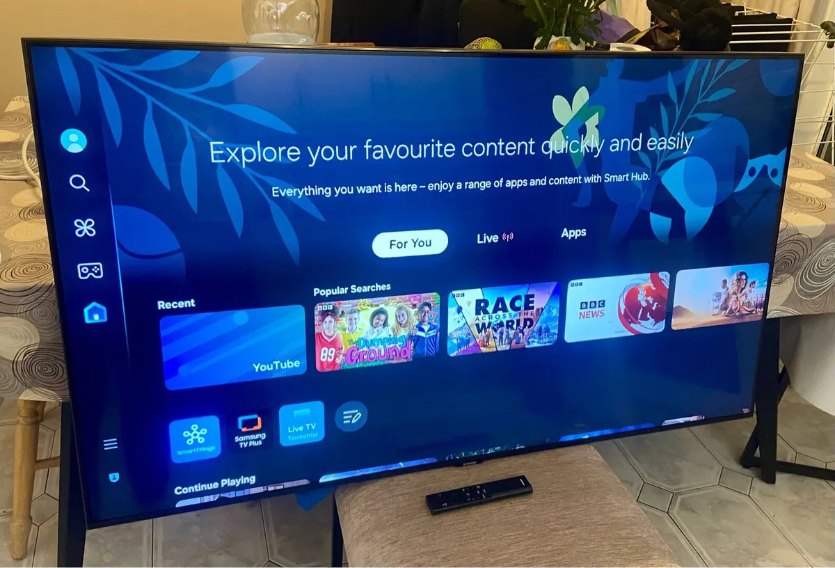 Samsung 50” Crystal UHD 4K Smart TV - for Wall - Image 1