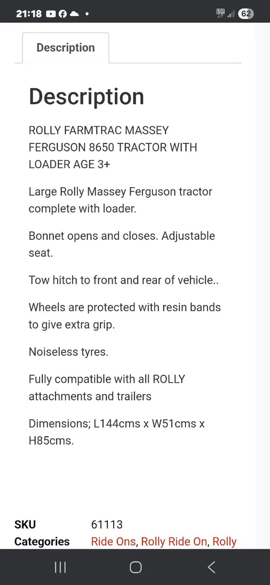 Rolly xtrack premium tractor with rolly slurry tan - Image 2